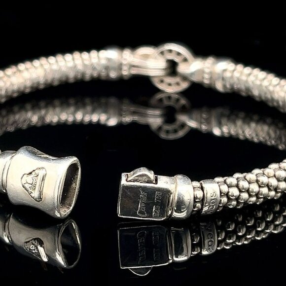 LAGOS Caviar Diamond Beaded Flexi-Bangle - Picture 3 of 7